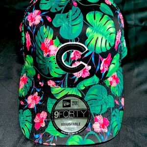 New Era Chicago Cubs Floral Pattern Snapback